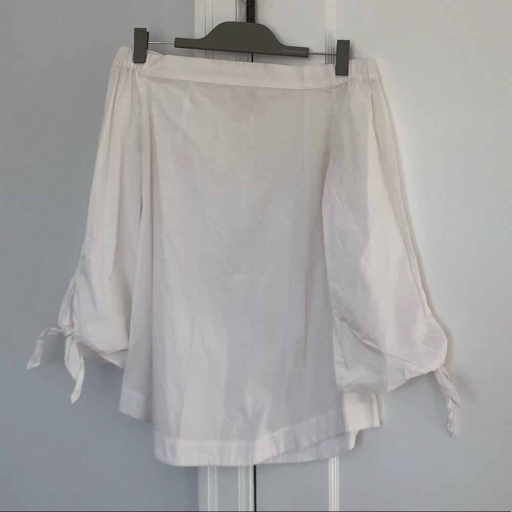 Free People Off-the-shoulder White Tunic